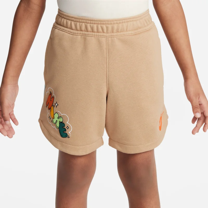 نايكي سبورتسوير كرييت يور اون ادفنتشر شورت جرافيك فرينش تيري للأطفال الصغار